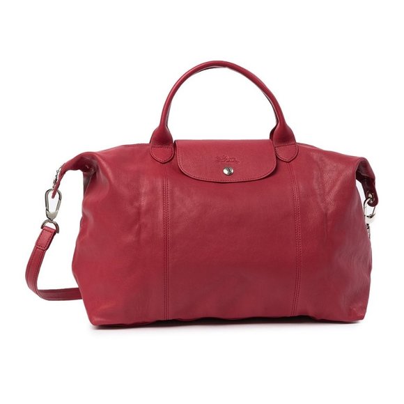 Longchamp Handbags - 🎁 LONGCHAMP Le Pliage Cuir Leather Handbag